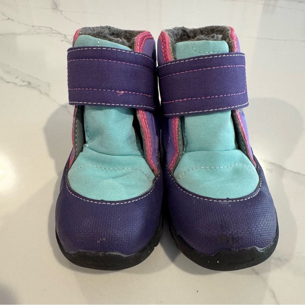 See Kai Run Purple and Blue Kids Boots